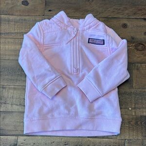 Vineyard Vines Light Pink Half-Zip Hoodie for Kids